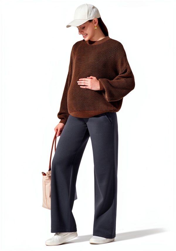 Maternity Athletic Pants Barefeel Fleece Joggers-6