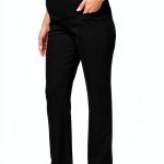 Foucome Maternity Work Pants Stretch Comfort Full Panel-0