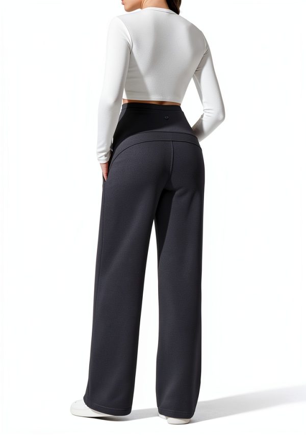 Maternity Athletic Pants Barefeel Fleece Joggers-4