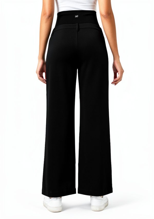 Maternity Work Pants Soft Elastic Belly Support Womens-5