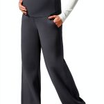 Barefeel Maternity Pants Fleece Soft Stretch Fit-0