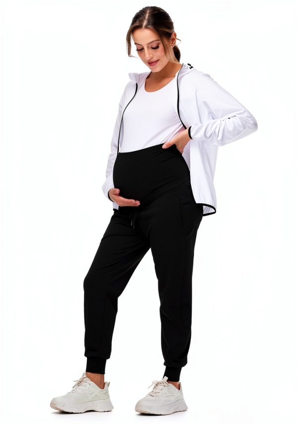 Maternity Joggers Pants Soft Stretch Womens Workout Wear-5