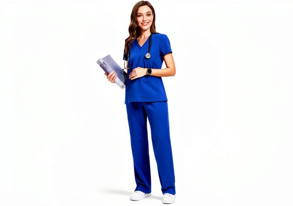 Maternity Scrub Pants Comfortable Work Pregnant Women-1