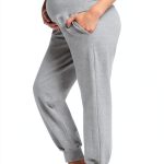 Maternity Sweatpants Cotton Spandex Jogger Pants Women-0