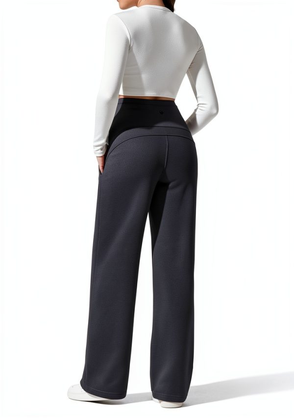 Barefeel Maternity Pants Fleece Soft Stretch Fit-4
