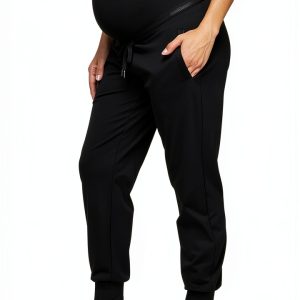 Maternity Joggers Pants Soft Stretch Womens Workout Wear-0