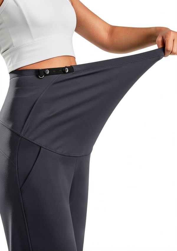 Barefeel Maternity Athletic Pants Flurrylux Fleece-3