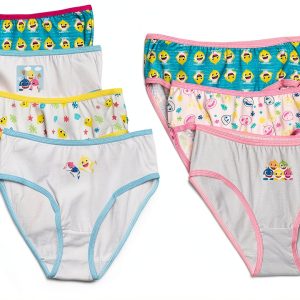 Baby Shark Girls Underwear Handcraft 7pk-0