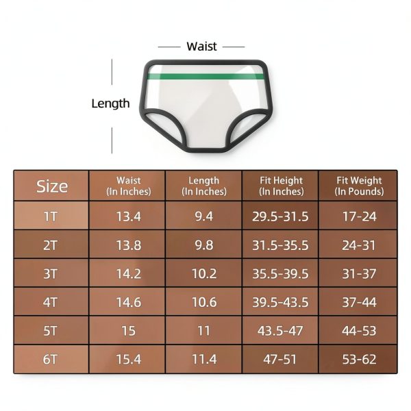 EZ Moms 10-Pack Waterproof Potty Pants for Boys & Girls-5