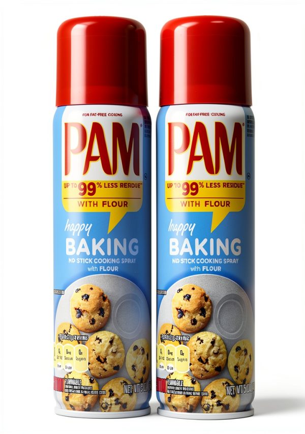 Pam Baking Non-Stick Cooking Spray 2 Pack Count-0