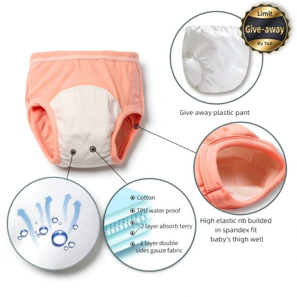 Joyo Roy Girls Training Underwear 2T-5T Cotton Potty Pants Pack of 6-2