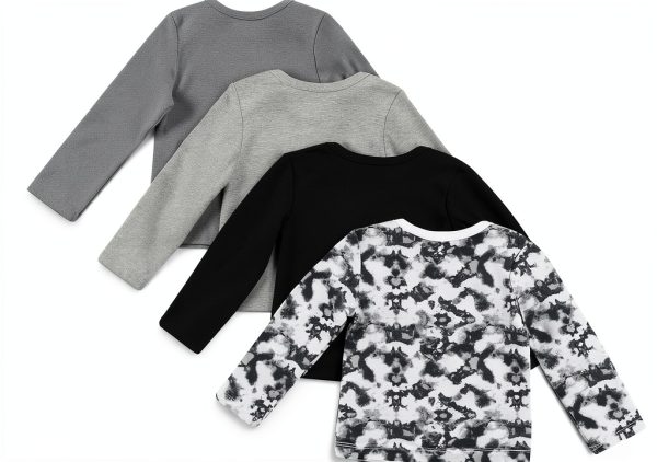 Hanes Baby Girls 4‑Pack Stretch Undershirts Assorted Colors 0‑24-1