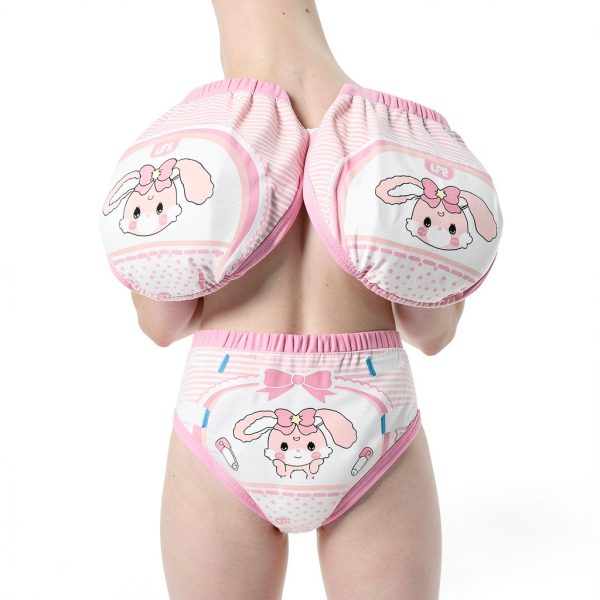 LittleForBig Pink Baby Usagi Training Pants for Girls Medium Small-2