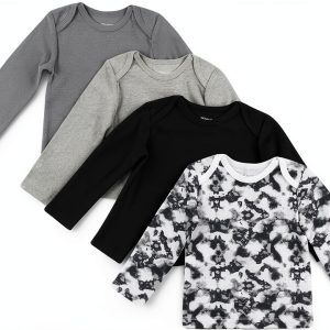 Hanes Baby Girls 4‑Pack Stretch Undershirts Assorted Colors 0‑24-0