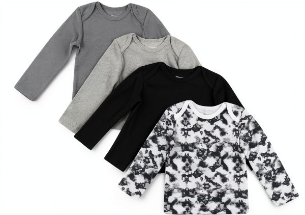 Hanes Baby Girls 4‑Pack Stretch Undershirts Assorted Colors 0‑24-0