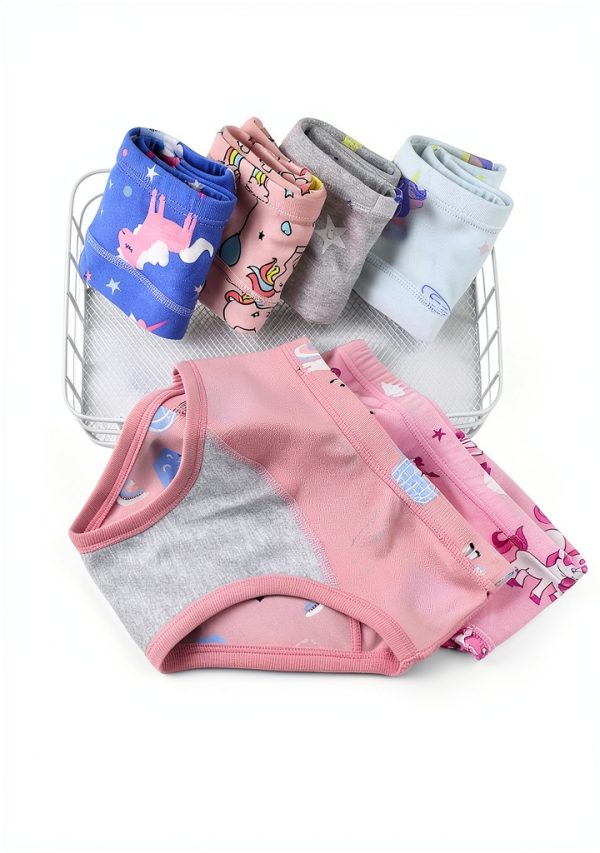 Boboking Girls Training Underwear 6 Pack Breathable Cotton-4