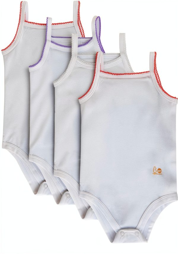 Cotton Bliss Baby Girls' Multicolor Tank Top Onesie 0-36 Months-7