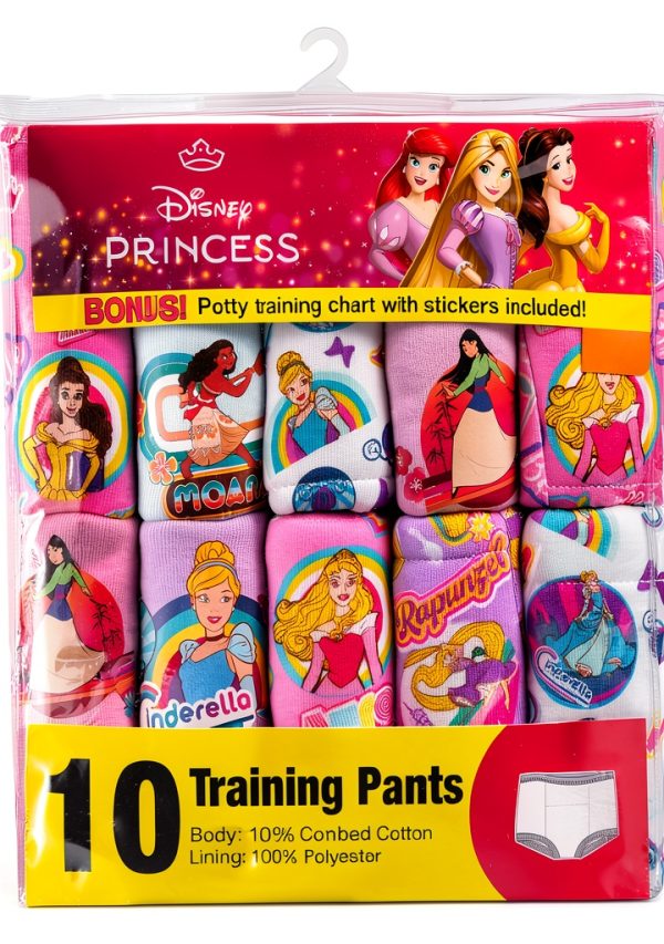 Handcraft Princess Toddler Training Pant 10‑Pack Girls 2T‑4T-1