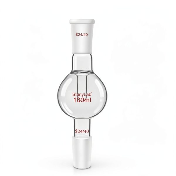 Rotary Evaporator Bump Trap 100ml – STONYLAB Borosilicate Anti‑Foam-1