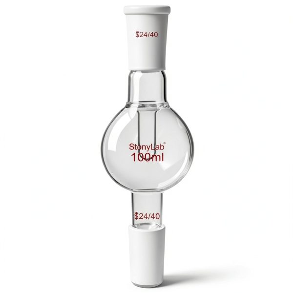 Rotary Evaporator Bump Trap 100ml – STONYLAB Borosilicate Anti‑Foam-0